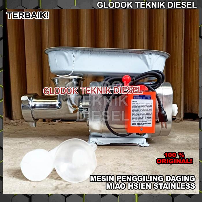 MiaoHsien Mesin Giling Penggiling Daging Stainless Steel 1/2 HP Miao Hsien MH 237 Original Penggilin