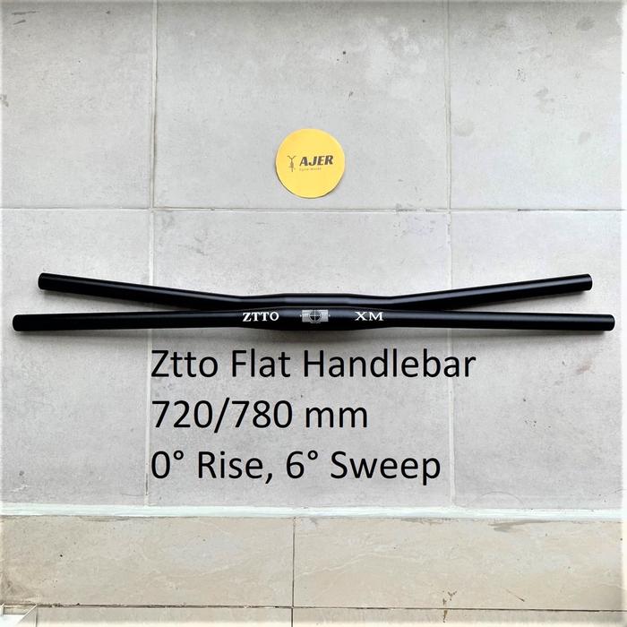 Stang sepeda Flat handle bar 720 780 mm Alloy MTB OS 31,8 mm