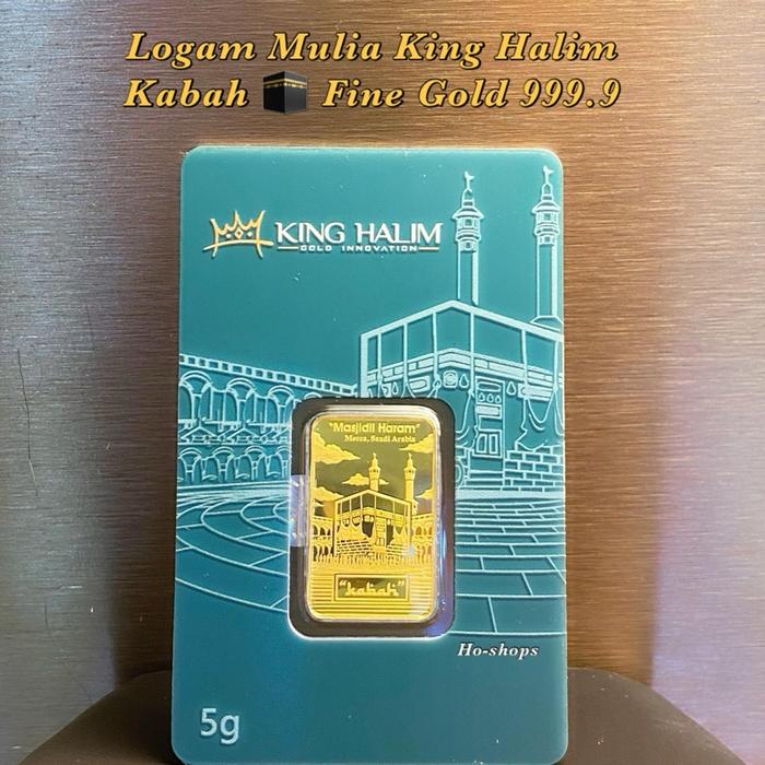 Logam Mulia King Halim 5 Gram Fine Gold Asli Emas