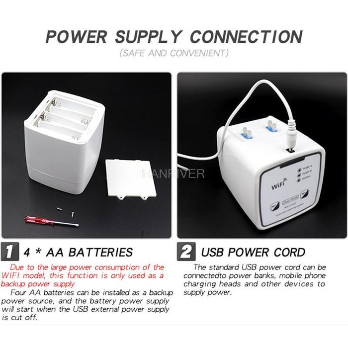 15/20 Kepala Diri Penyiraman Kit WIFI Aplikasi Seluler Kontrol