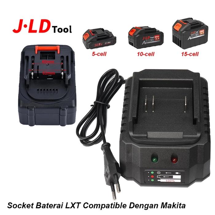 DOCKING CHARGER BATERAI LXT MAKITA / 20v / 48v / 88v CASAN BATRE 2 AMPERE