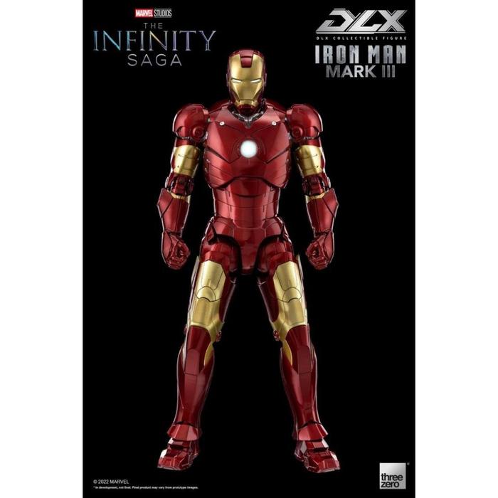 Dalam stok Threezero Avengers: Infinity Saga Dlx Iron Man Mark 3 1/12