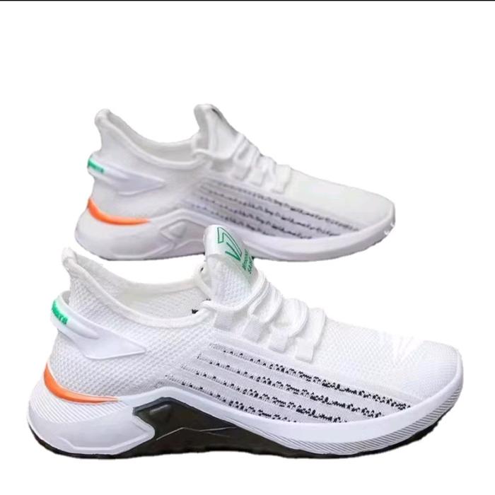 mkt sp35 Sepatu Sneaker Pria keren Sport soes 2024 Running Casual Kasual Olahraga Hitam mkt sp35
