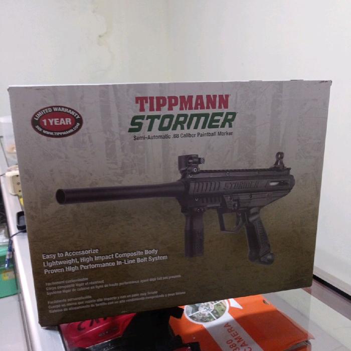 Tippmann Stormer Semi-Automatic 68 Caliber Paintball Marker dengan Body Komposit Ringan dan Sistem B