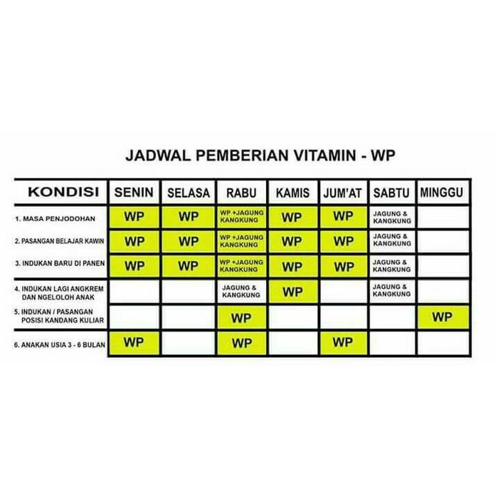 Ebod Joss Vitamin Burung Lovebird Kenari Murai EbodJoss Tenaga Gacor