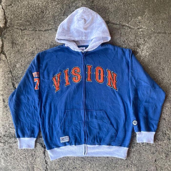 Hoodie vision street wear second minus ada hole sedikit dilengan Sweater