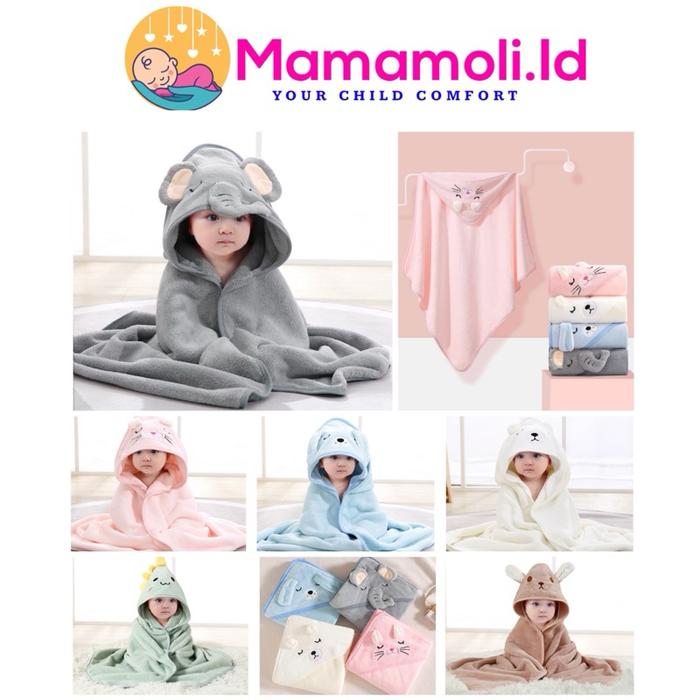 Handuk Anak Anak Lucu Bertopi / Handuk Anak Perempuan/ Handuk Anak Laki Laki/ Cewek /Cowok / Handuk 