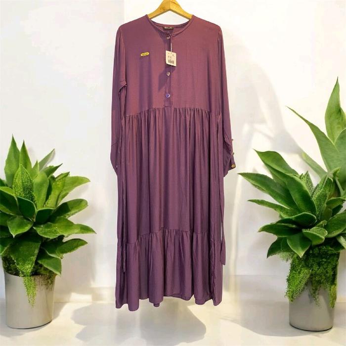 Gamis rempel tiga susun L30