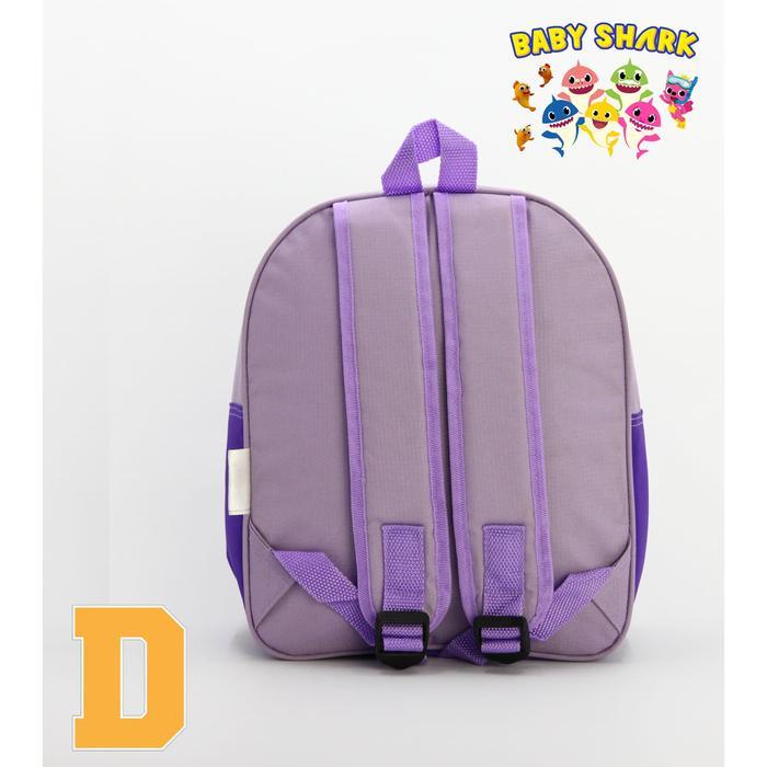 BERGARANSI ORIGINAL PinkFong Tas Ransel anak Ungu