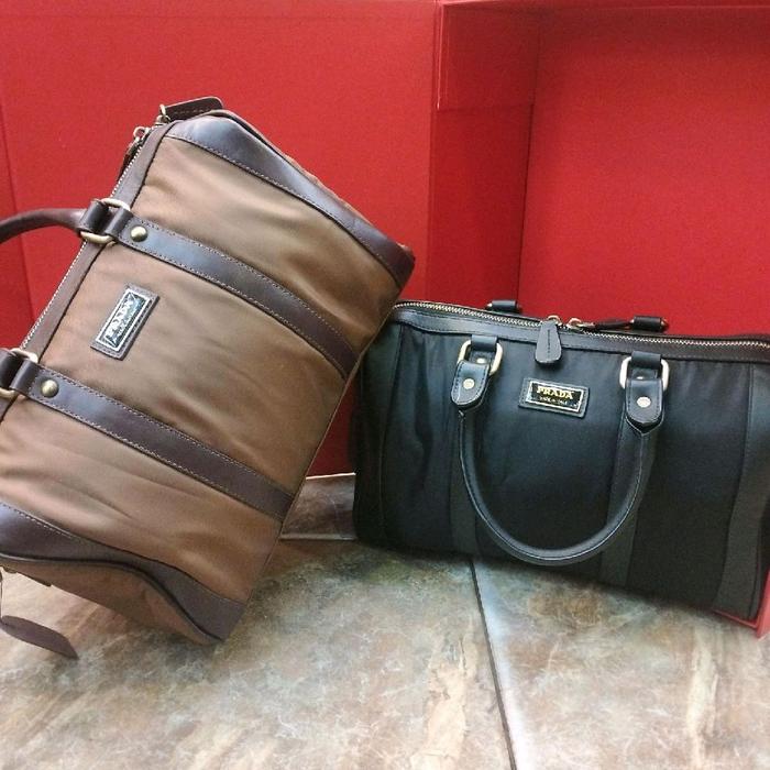 Tas Wanita Pda Speedy Pda Nylon Kombinasi Women Genuine leather