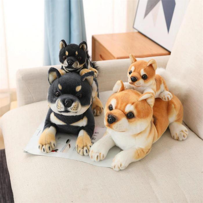 20/35cm New Arrived Shiba Inu Plush Toys Cute Sitting Lying Dog Puppy Dolls Stuffed Soft Animal Birt