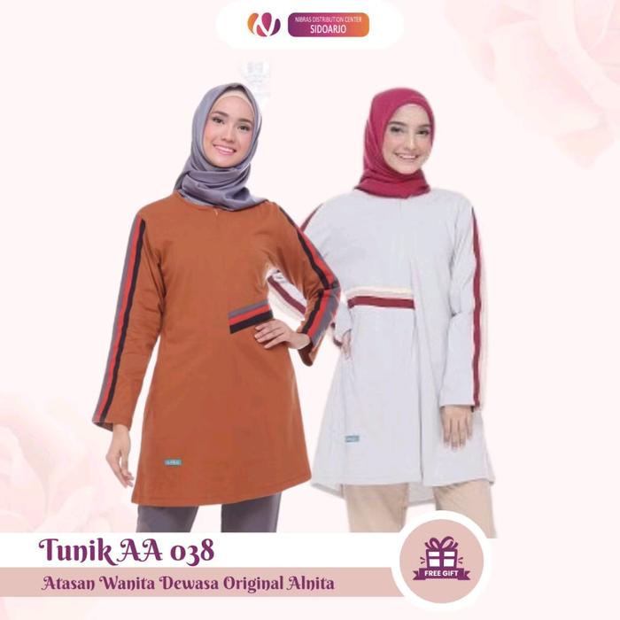 Atasan Alnita AA 038 - Atasan Nibras Kaos Dewasa Terbaru