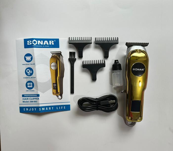 ALAT CUKUR RAMBUT HAIR CLIPPER SONAR SN-093 GROOMING PROFESSIONAL NEW
