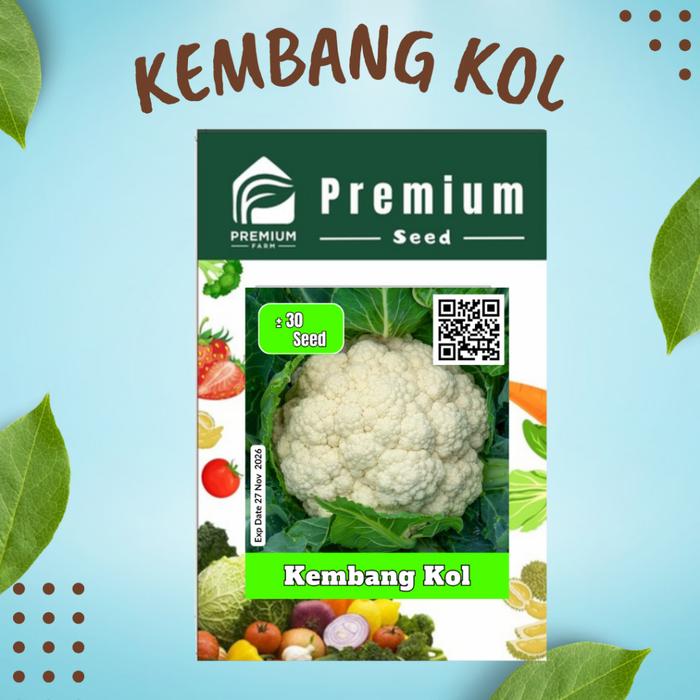 Benih Bibit Kembang Kol Premium Tahan Cuaca