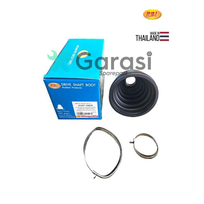 Cv Joint Boot OUTER Karet Kokel As Roda LUAR TOYOTA ALPHARD ANH20 VELLFIRE CAMRY ACV40 RBI THAILAND