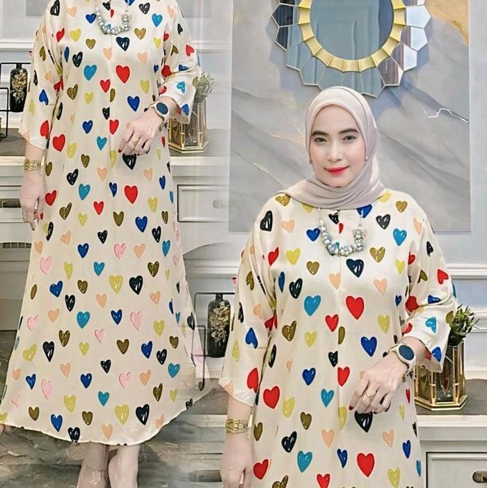 midi busui, gamis midi, midi rayon, mini dress rayon Gamis