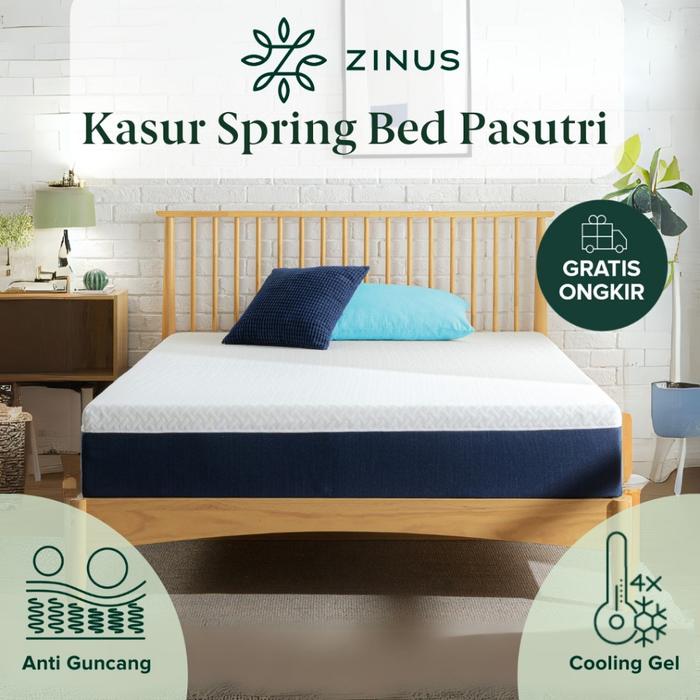 NEW PRODUK [Clearance] Kasur Spring Bed Zinus 'Pasutri' My Gel Memory Foam Anti-Berderit