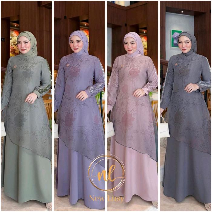 Gamis Dress ORI Vania by new lusy