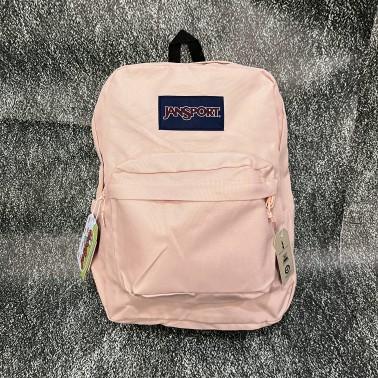 PREMIUM Tas JS Pink Polos Backpack Jansport Import Ransel Punggung dengan Tempat Laptop 14 Inch