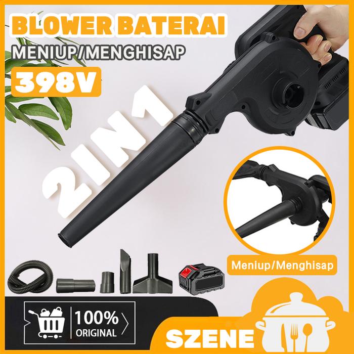 398V Blower Keong Mesin Blower Tangan Baterai Cordless Blower Blower Blower Angin Blower Pengering