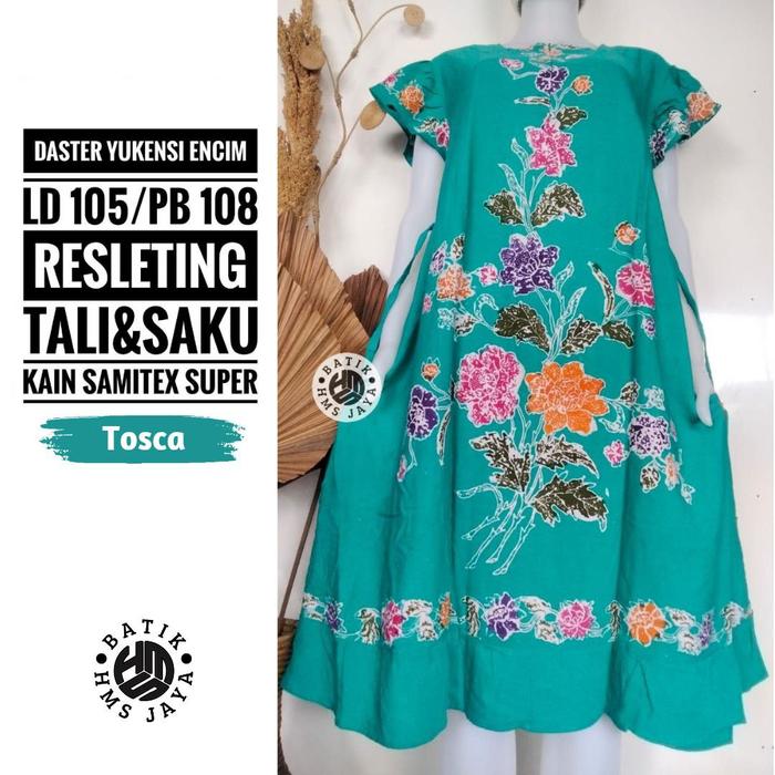 Daster Yukensi Encim Batik Pekalongan Cap Kwalitas Super Cantik Adem Nyaman Seksi Santai