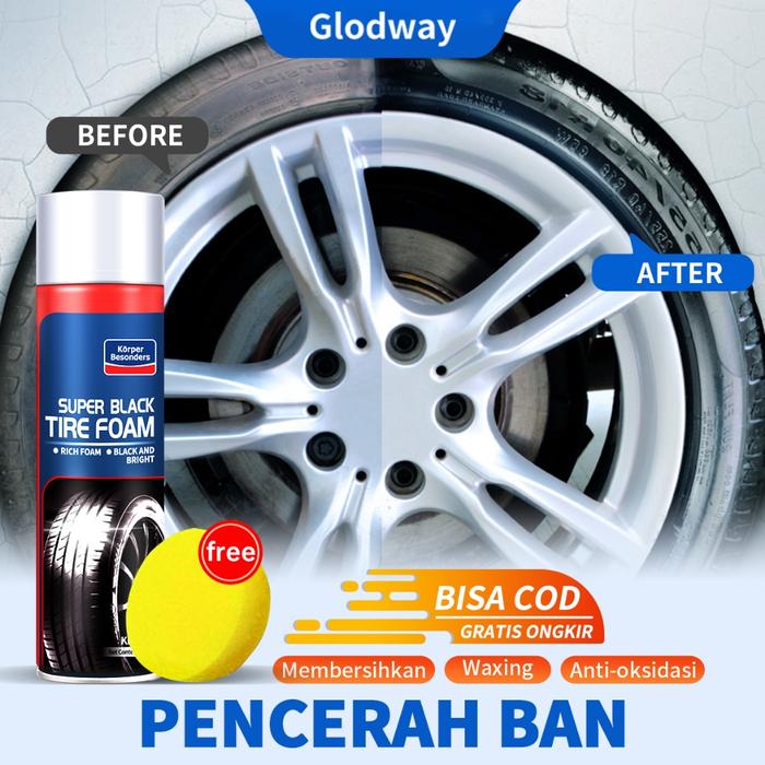 Bisa CODJanuari Promo Diskon 60% Untuk Waktu Terbatas Glodway Pembersih Dan Semir Ban Multifungsi Mo