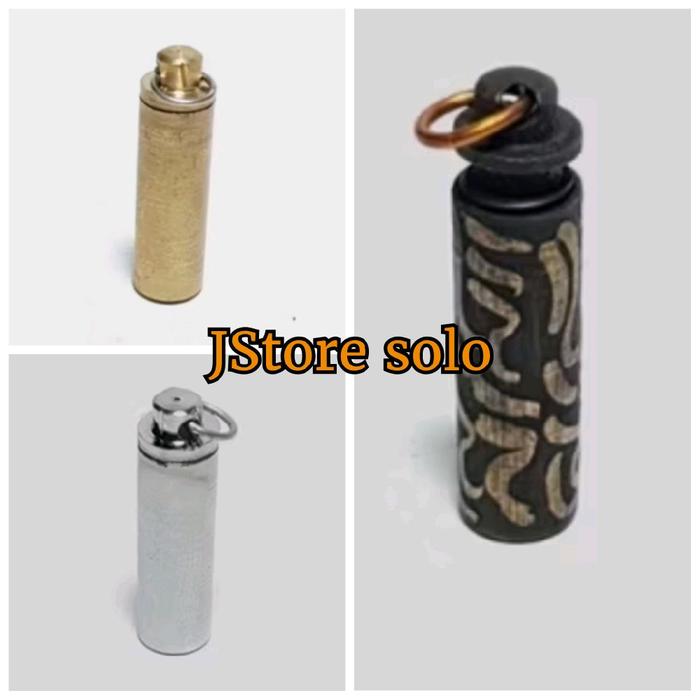 Liontin Kalung Kuningan Liontin model tabung