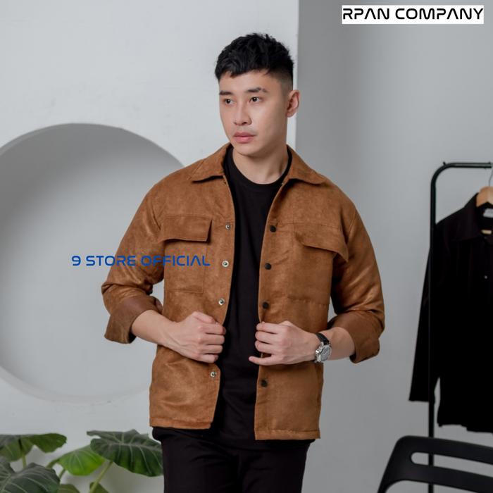 Trucker Suede Jacket brooklyn / Jaket Suede / Shirt Jacket Suede Premium.