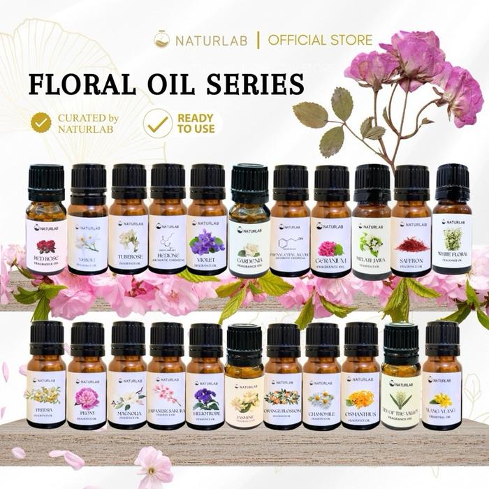 NATURLAB Floral Single Notes Oil | Essential Oil | Fragrance Oil | Raw Material Parfum