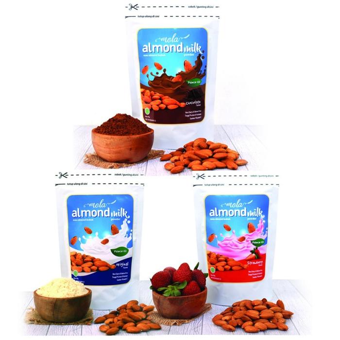 Paket Mola Almond Milk Powder / Mola Susu Almond Bubuk
