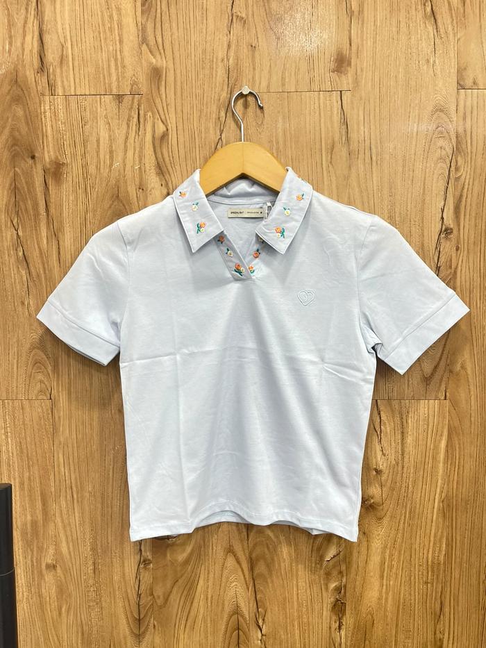 Greenlight Women's Collar T-Shirt Short Sleeve Basic Fit 090626 100626