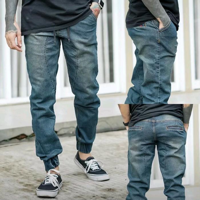 Celana Jogger Jeans Pria Biotink Cmjee Premium