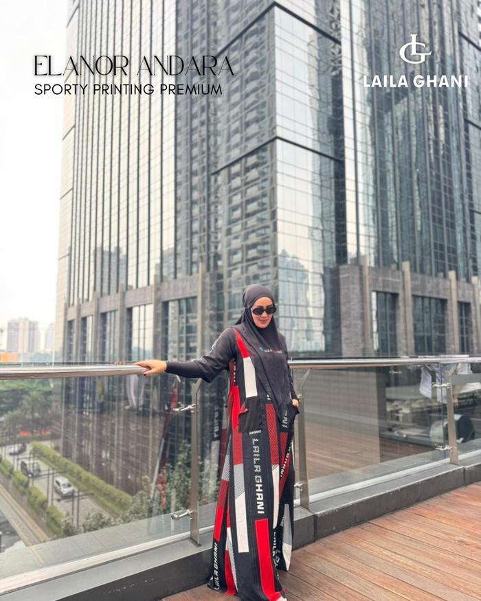 Elanor Series By Laila Ghani | Laila Ghani | Gamis Sporty | Set Dress | Daily Sporty | Laila Ghani O