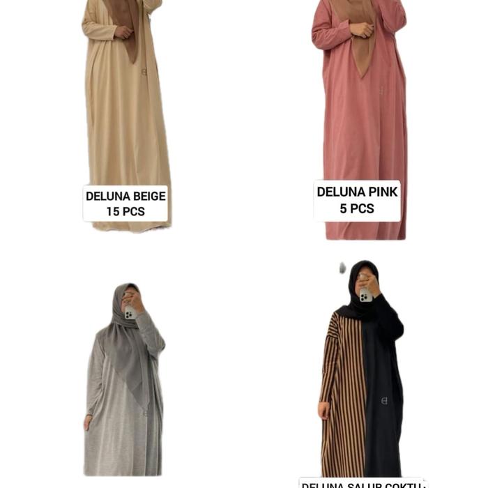 Deluna wear kaftan ( Muslim Wanita Dress ready)