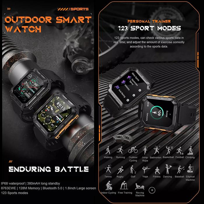 C20 PRO 2024 New up Smart Watch Bluetooth call blood pressure detection IP68 waterproof Men sports S