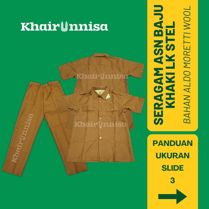 Seragam Baju ASN Keki Stel LK