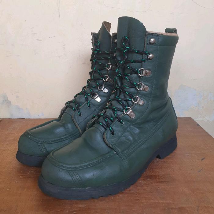Sepatu Boots High Moctoe Vintage Fin & Feather USA Size 42 Second