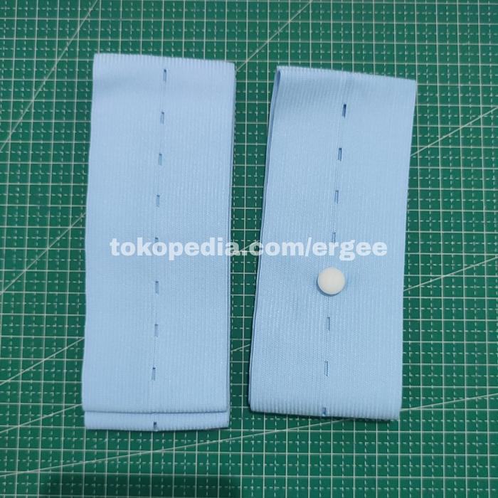 Ctg Belt / Strap Ctg / Tali Sensor Ctg Reusae (Biru 2Pcs)