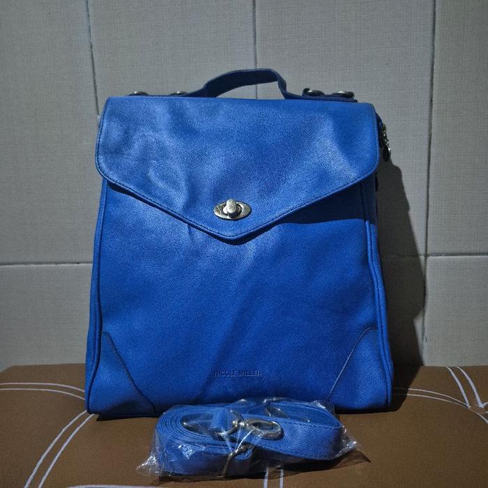Tas Ransel Kulit Asli Nicole Miller Bisa Jd Slempang