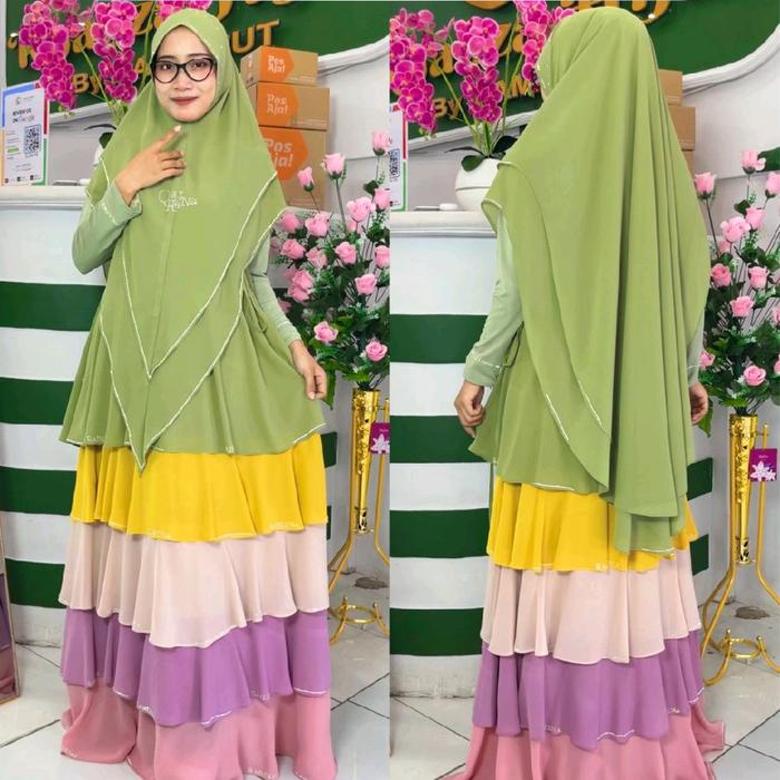 HIKARI SAGE SET SYARI BY QAIREENA HIJAB