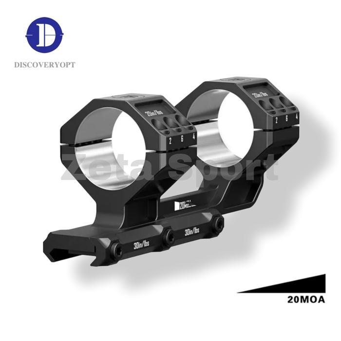 STOK TERBATAS !!!! CANTILEVER 3 SCREW MOUNTING ONE PIECE DISCOVERY OD 30 MM 20 MOA ORIGINAL 100% | T
