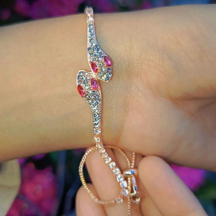 NS Titanium_Gelang serut ular zirconia awet