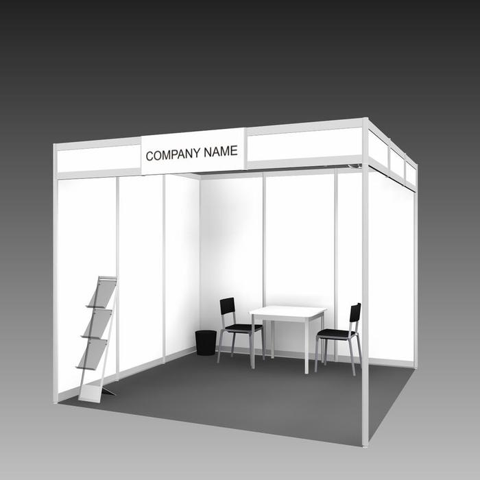 stand booth pameran partisi r8