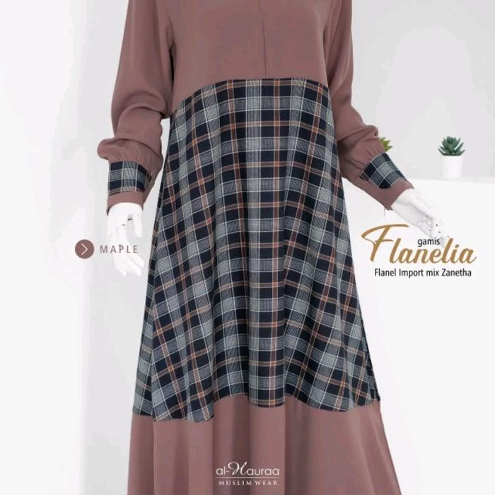 Gamis Flanel |Flanel Import mix ZANETHA|