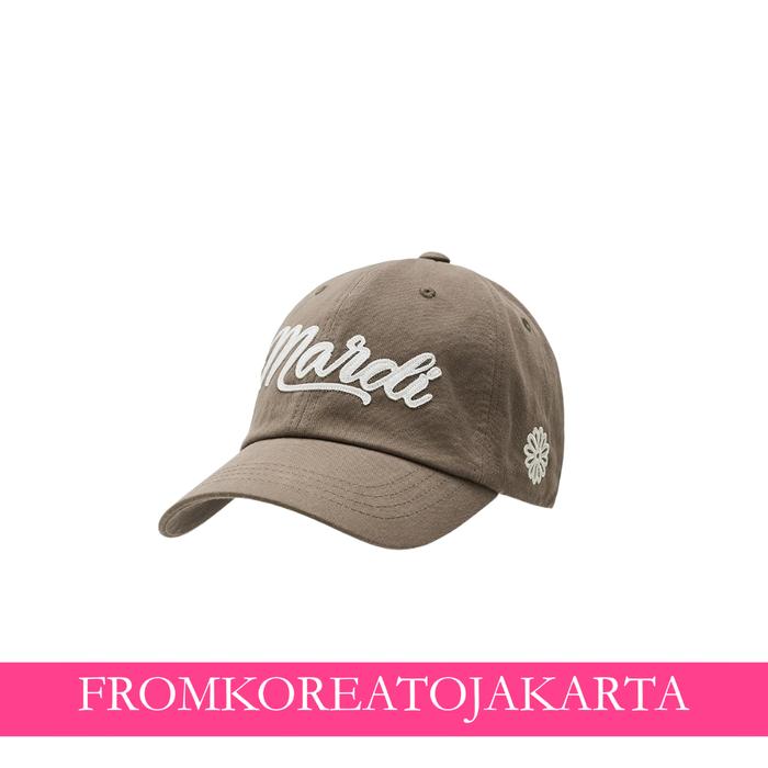 MM [ACTIF] Cap Mardi Vintage Felt Logo - Mocha Ivory