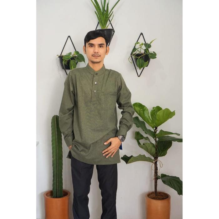 AZZAM ARMY KOKO COUPLE AYAH ANAK BAYI NEWBORN 1 2 3 4 TAHUN BAJU SARIMBIT BEBIBUNG HIJAU ARMYBEBIBUN