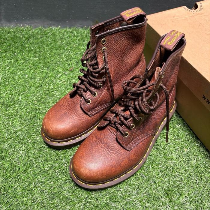 Dr. Martens 1460 Bark Grizzly size 36 preloved DocMart DM Boots