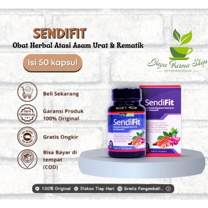 SENDIFIT HERBAL ASLI MAMPU ATASI ASAM URAT DAN REMATIK