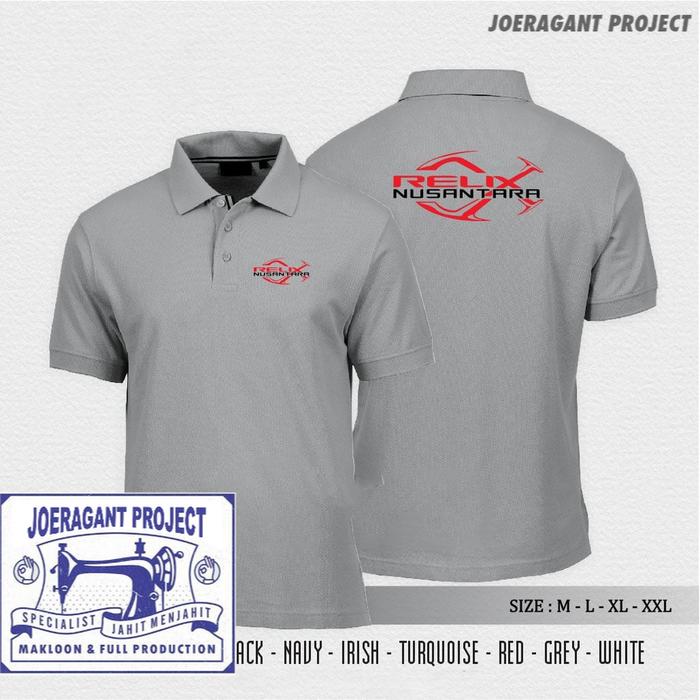 polo shirt relix nusantara / baju kerah relix premium