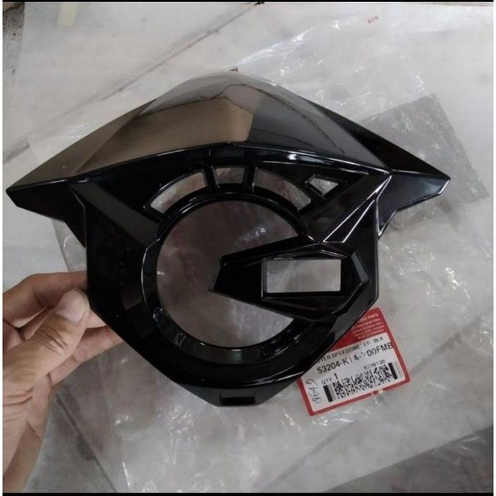 Visor Cover Speedometer batok pala BeAT Deluxe esp fi K1A Led 2020 hitam